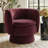 31" Wide Upholstered Swivel Barrel Accent ArmChair - 360° Rotation (1-Pack)-1583682740-1583922408