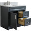 Ensemble de meuble-lavabo simple 37 po Eason-704687295