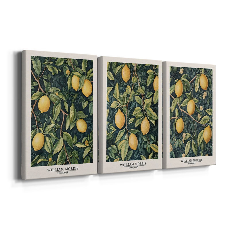 Série de pièces de la collection DCxxxi de William Morris - 3 pièces, 18" H x 36" W
