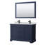 Ensemble de meuble-lavabo double 48 po avec miroir Avery-50171333-50134330