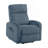 Contemporary Power Lift Chair Recliner 1Pc Blue Plush Corduroy Upholstery Comfort Side Pocket Plywood Living Room Furniture-1308077235