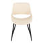 Chaise d'appoint rembourrée en similicuir Najrin-87953474-87953477
