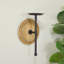 Applique murale ronde en bois 12 po.
