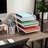 3-Tier Paper Tray, Desktop Organizer, File Storage, Workspace, Office, Metal Mesh, Pink-1478449796