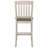 Aleksi Wood Counter Chair Rustic Cream