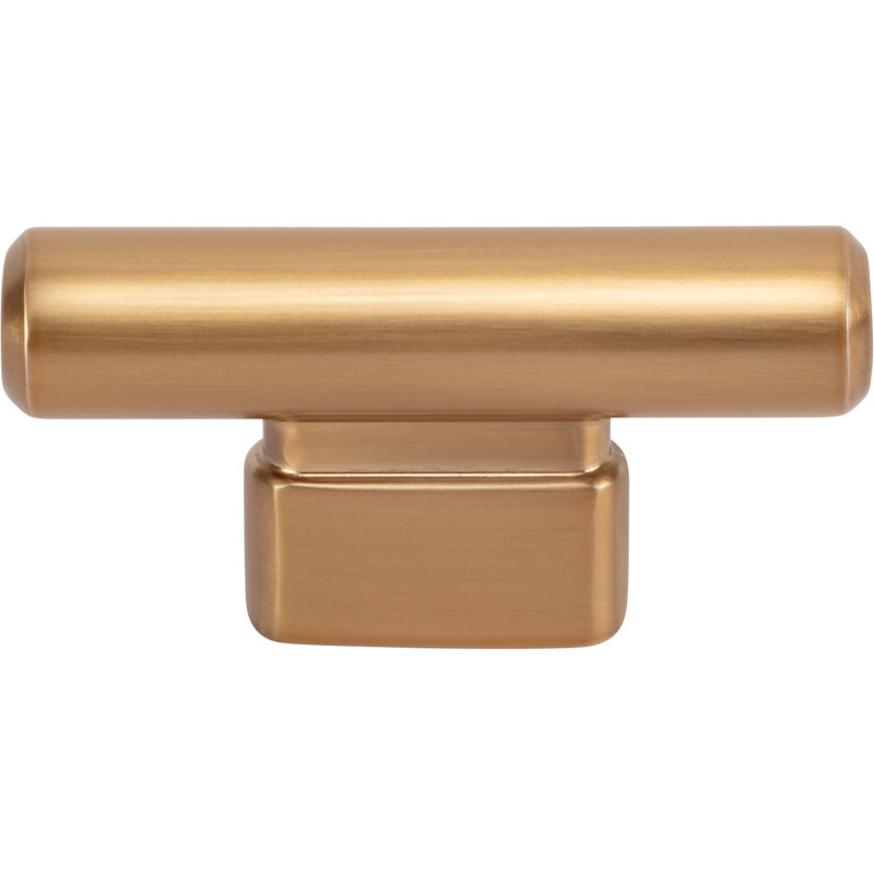 Holloway 2 1/2" Length Bar Knob, Warm Brass
