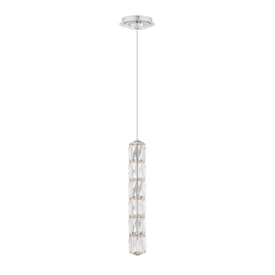 Verve LED 1 Light Crystal Mini Pendant