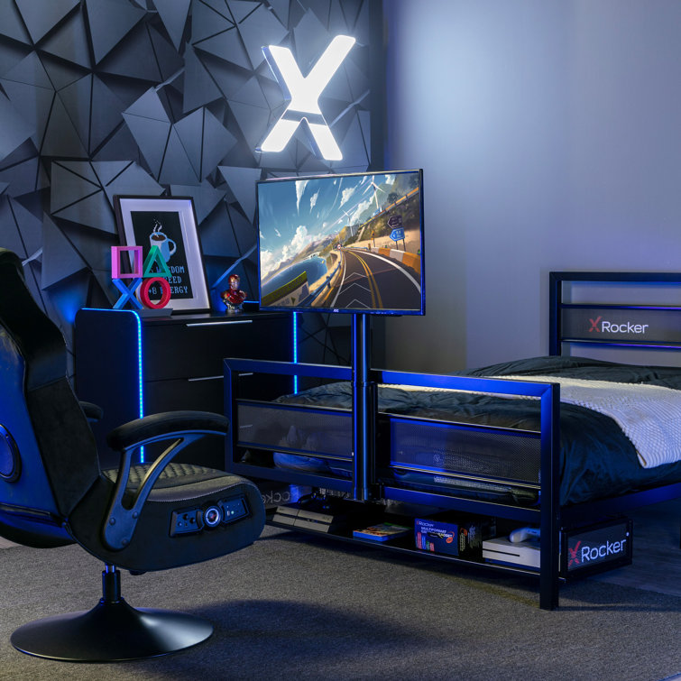 X Rocker Lit superposé simple avec tablettes et Commentaires - Wayfair  Canada