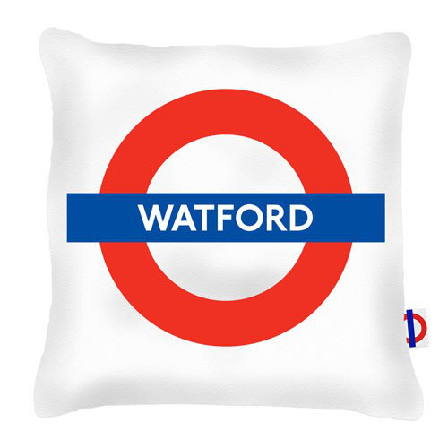 Watford Tube Station London Transport Cushion