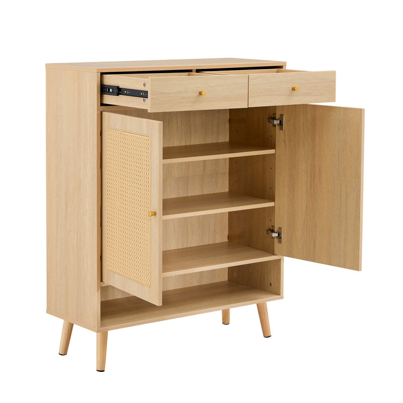 Modern Minimalist Storage Cabinet, Wood