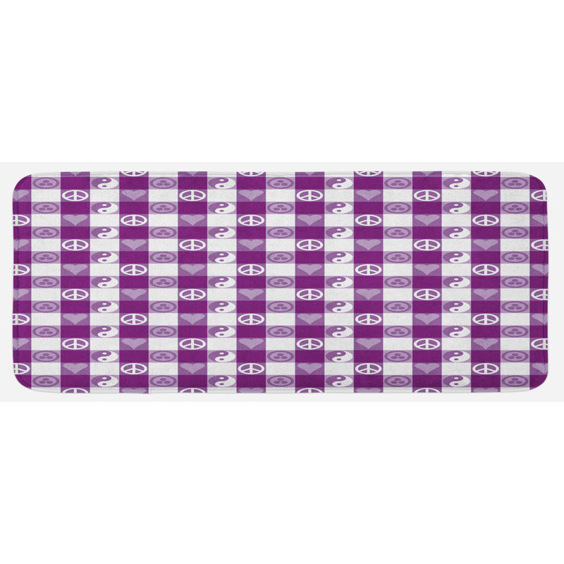 Eclectic Synthetic Kitchen Mat