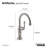 Artifacts Single-Hole Bar Faucet with Supply Lines-14672865