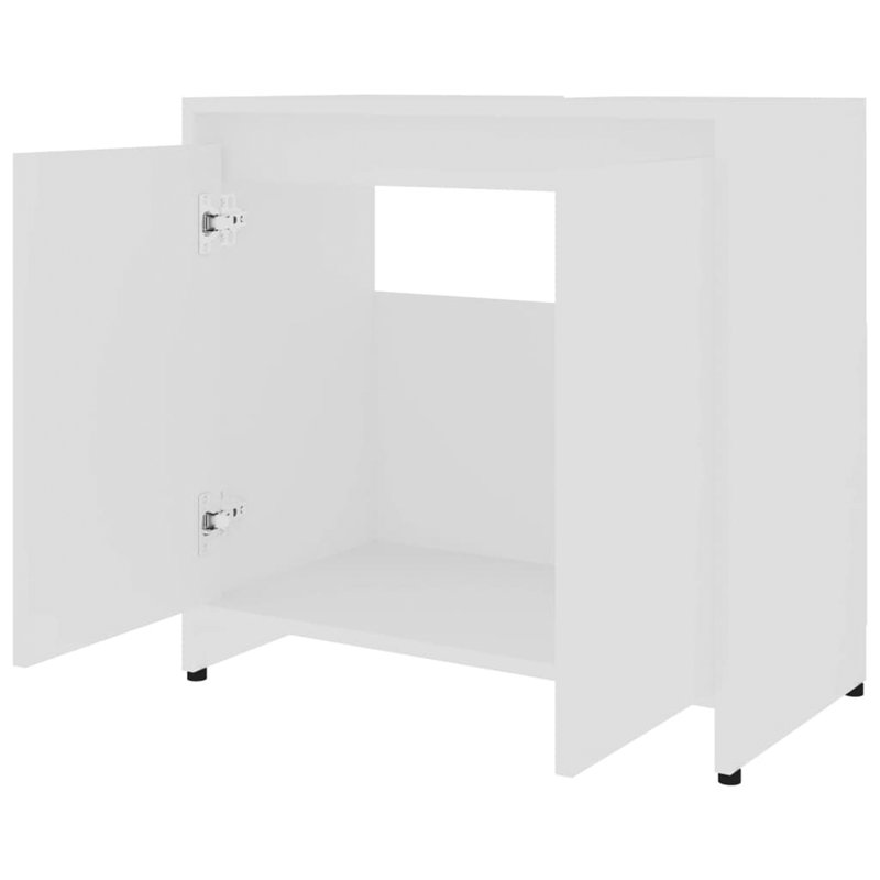 Airam 59.85cm Single Bathroom Vanity Base Only, White