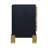 Theo Nightstand, 2 Drawers, Retro Gold Handles And Black Wood, 25 Inch