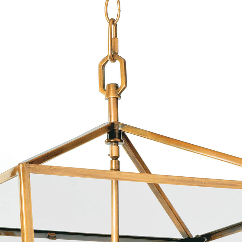 Camden Lantern, Natural Brass