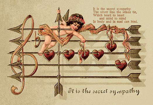 « is is the secret sympathie », reproduction d’art
