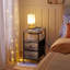 31cm W Metal Bedside Table