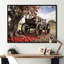 «Red Old Cart», icônes sur toile-1708023166-1708023167