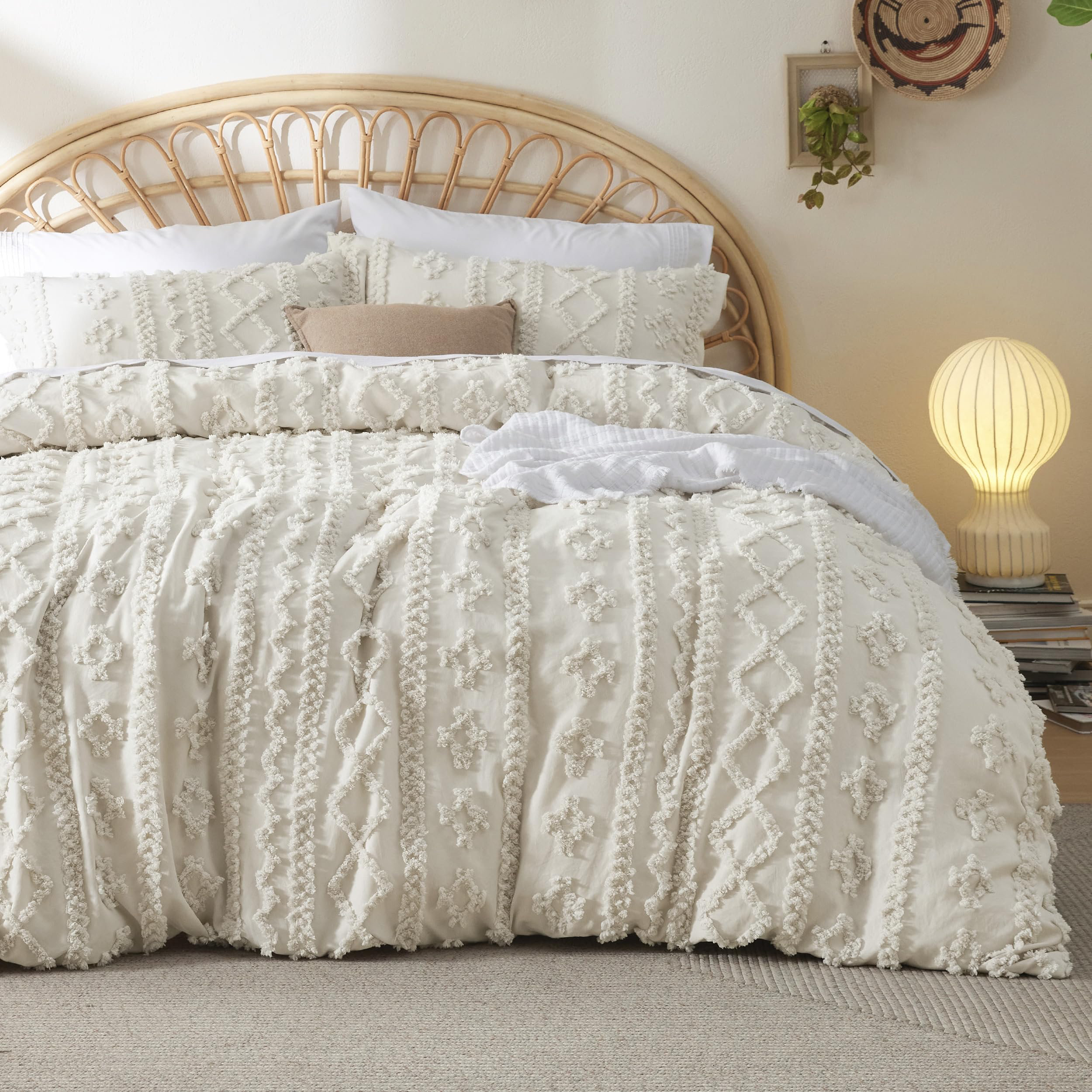 Bedsure Shabby Elegance Embroidery Boho Duvet Cover & Reviews | Wayfair