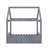 Full Size Upholstered House Daybed With LED Light Strips-1333696213