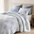 3-Piece King/Cal King Quilt Mini Set,Blue