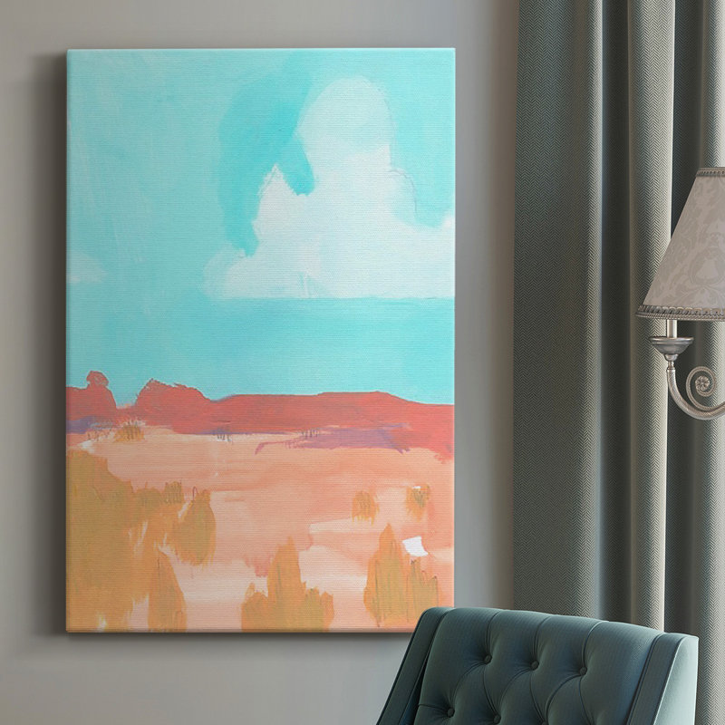 «Large Open Spaces I» sur toile, H 18 po x l 12 po x P 1 po