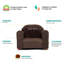 Fauteuil club personnalisable pour enfant Little-Furniture-882428314-882428305-810851275