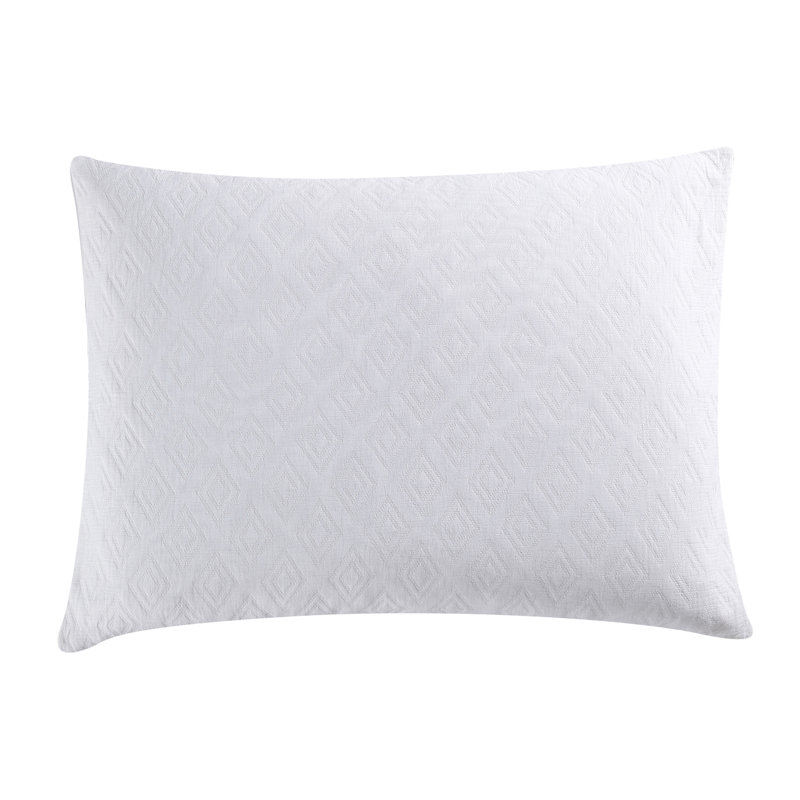 White Queen Cotton Jacquard Reversible Duvet Cover Set