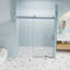 Porte de douche coulissante simple sans cadre Yosef-110870918