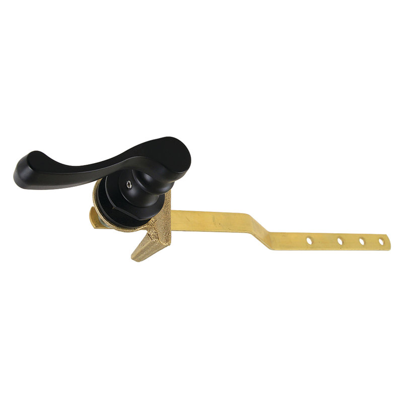 Levier de réservoir de toilette French, Noir mat