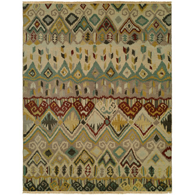 Billye Wool Geometric Area Rug