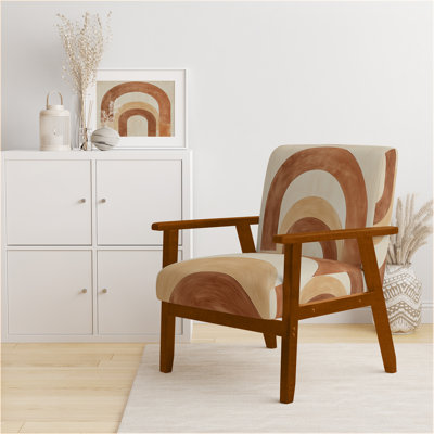 Chaise rembourrée Abstract Boho