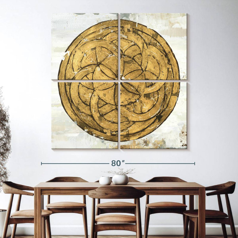 Kerner Gold Plate, 74" H x 74" W