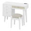 Ensemble coiffeuse 39 "en bois de style bohémien rétro avec tiroirs de rangement-180331475
