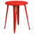 Duluth 30'' Round Metal Indoor-Outdoor Table Set with 2 Arm Chairs-24678687-24678682