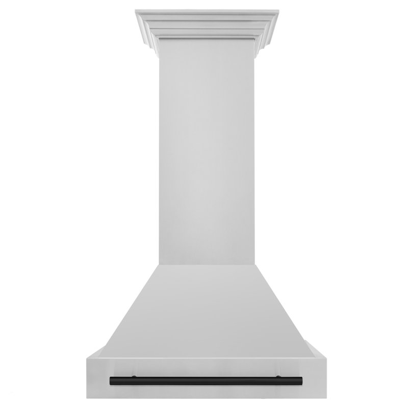 30" Autograph Edition 700 CFM Ducted Wall Mount Range Hood, Matte Black