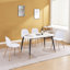 44.5cm H Upholstered Metal Side Chair