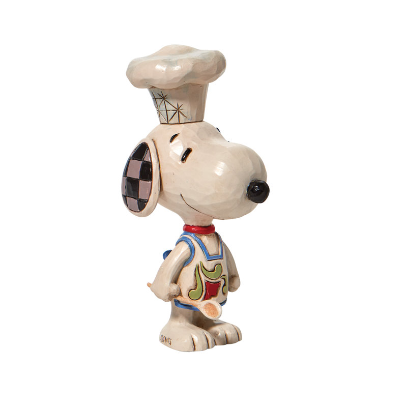 Peanuts by Jim Shore Snoopy Chef Mini Figurine 4in H