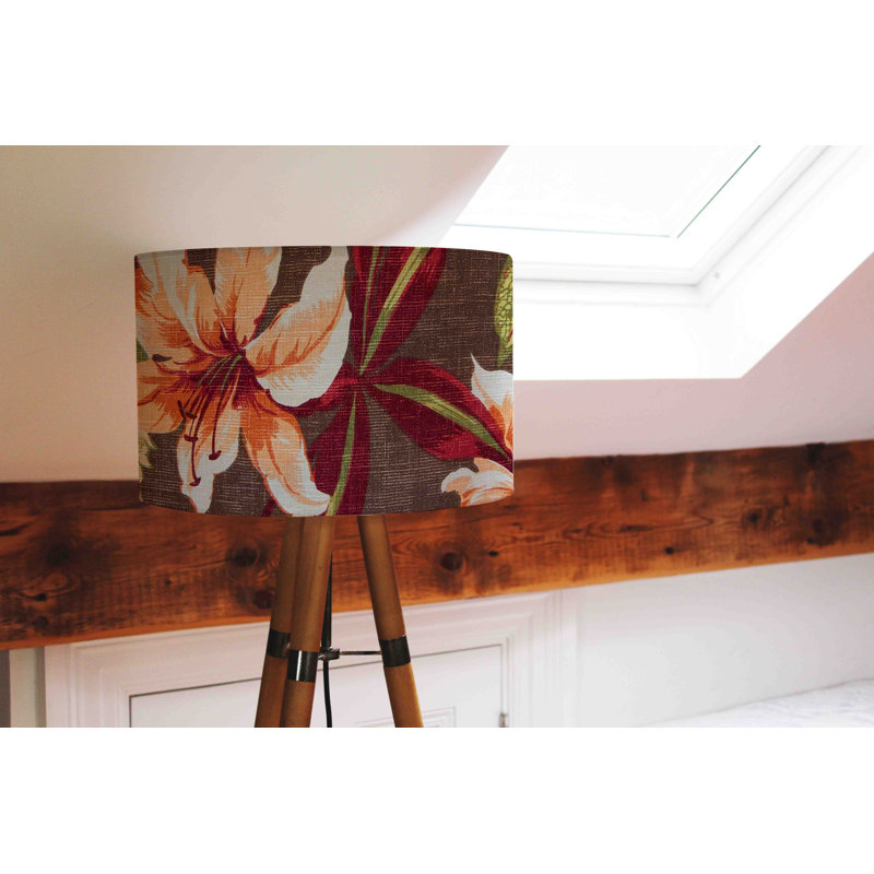 Cotton Drum Lamp Shade ( Uno ), 25cm H x 40cm W x 40cm D