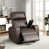 Espresso Faux Leather selected