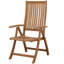 Chaise de patio pliante teck Aguinaldo