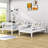 Olivarria Kids Twin Over Twin Wood Bunk Bed with Shelves-353173841