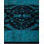 Tapis noir / bleu 3 pi 1 po x 17 pi 9 po One-of-a-Kind Cyonna