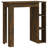 Bar Table Kitchen Pub Table Bistro Table with Shelf Engineered Wood-513344555
