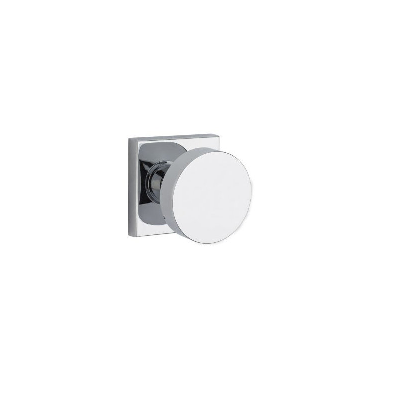 Contemporary Single Dummy Door Knob, Polished Chrome