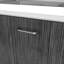 Napoles Utility Sink Cabinet for Kitchen Use with Integrated Stainless Steel Sink and Stainless Steel Countertop, Double Door Storage Cabinet with Interior Shelves for Kitchen, Laundry or Utility