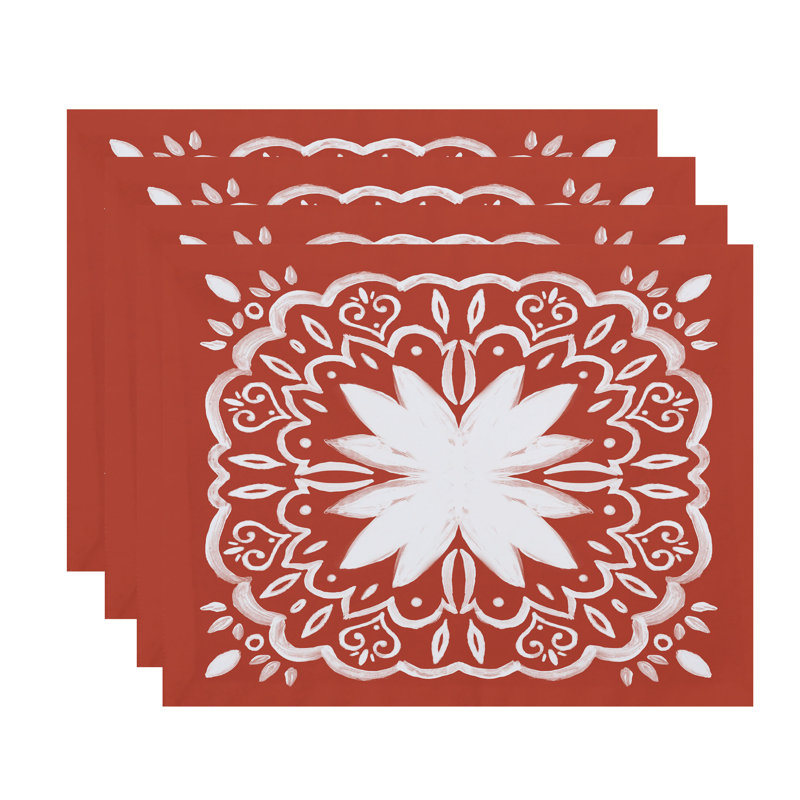 Napperon Aeryn, Rouge orangé