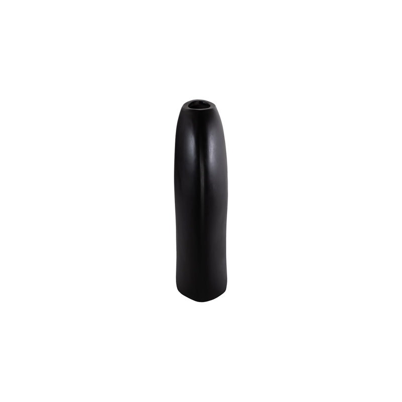 Pod Vase, Large, Black Matte, 40" H x 32" W x 9" D