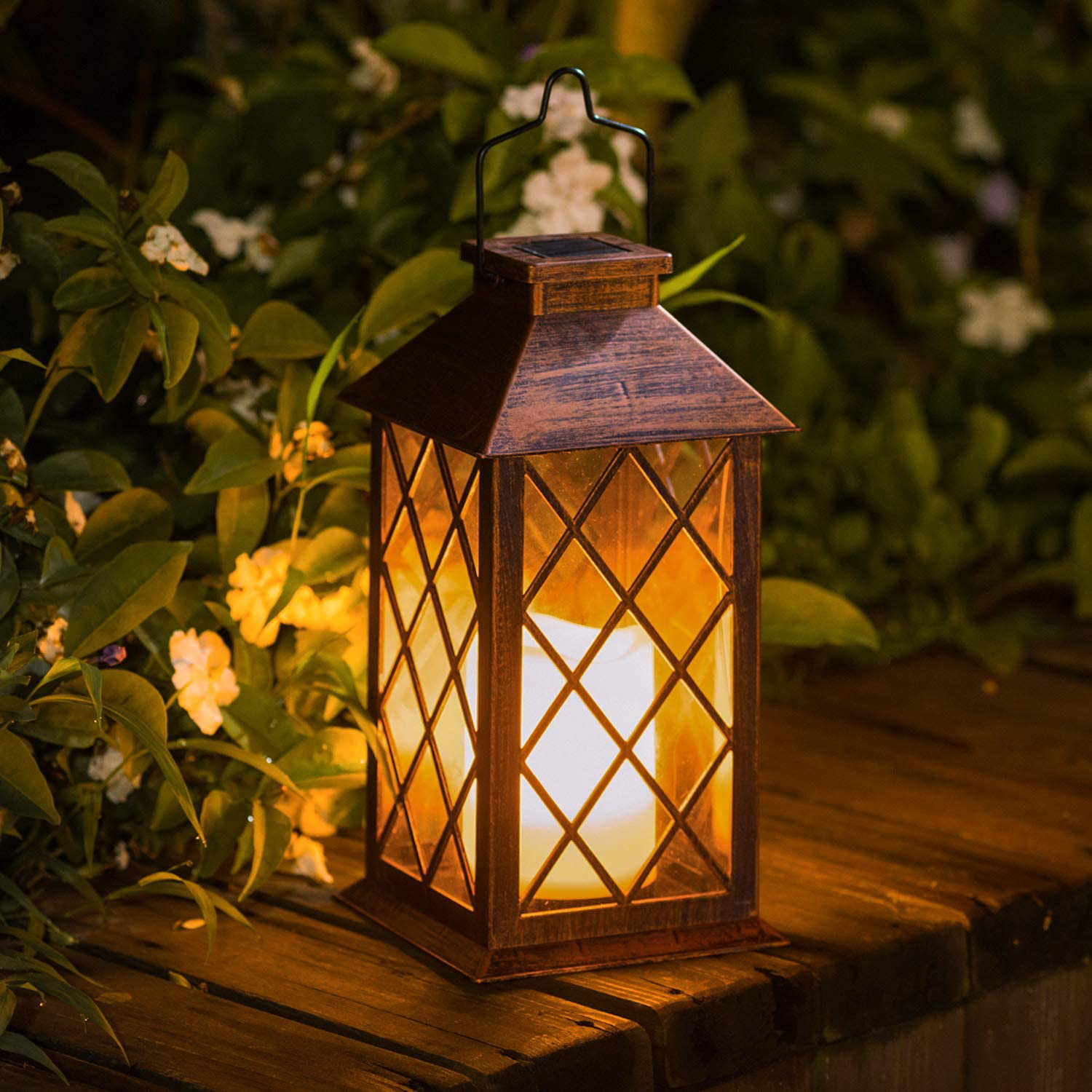 X－MAX FURNITURE 11'' Battery Powered Outdoor Lantern