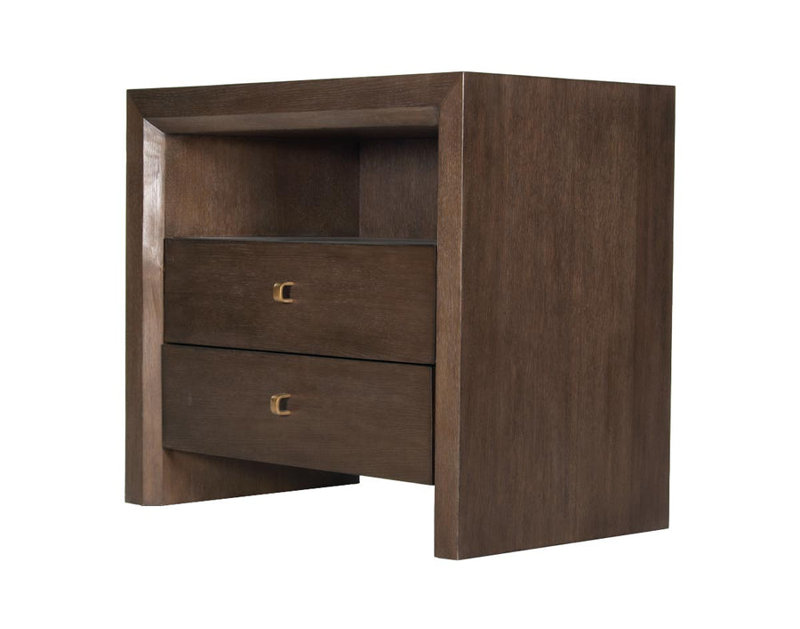 Millie 2 - Drawer Solid Wood Nightstand